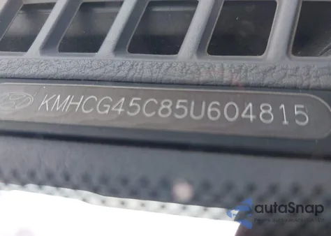 2005 Hyundai Accent Gls z USA, uszkodzony, nr VIN KMHCG45C85U604815